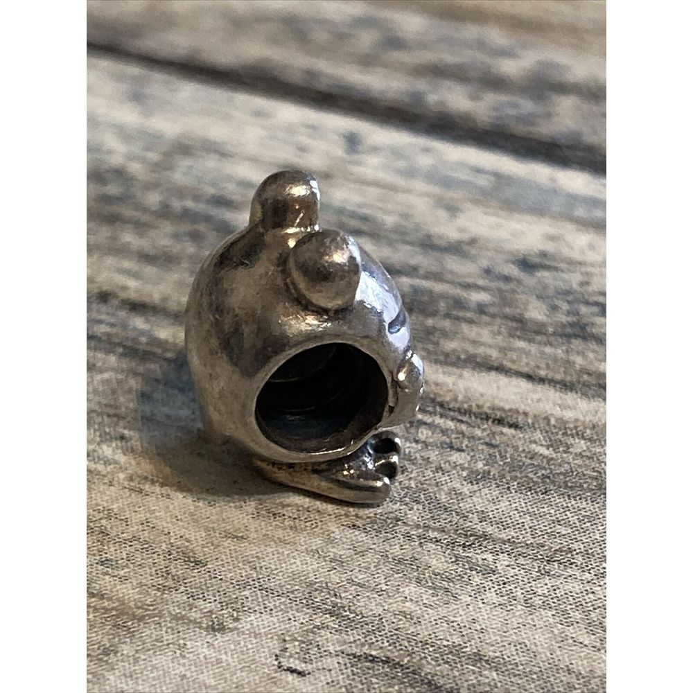 Authentic PANDORA Sterling Silver Frog Charm 925 ALE Retired - Picture 4 of 6